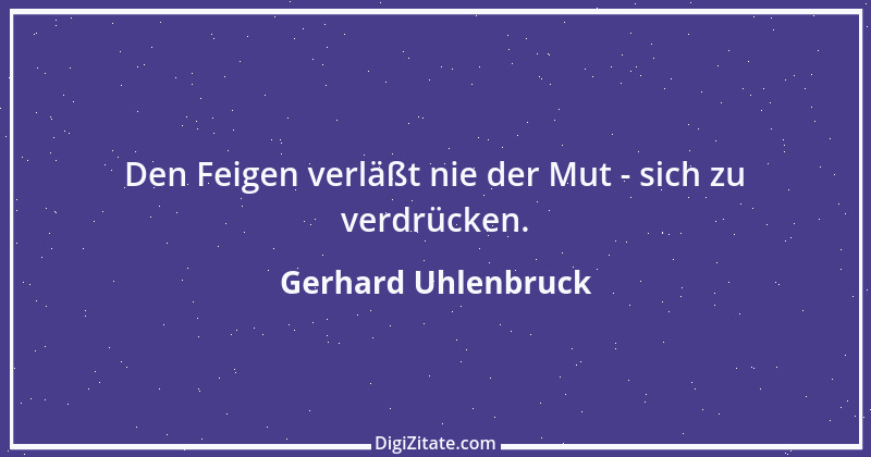 Zitat von Gerhard Uhlenbruck 274