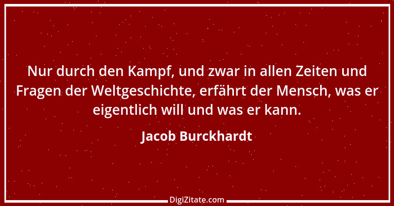 Zitat von Jacob Burckhardt 12