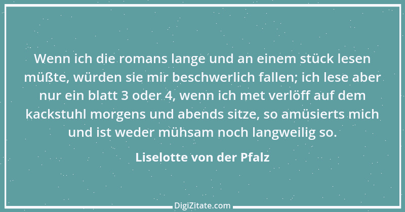 Zitat von Liselotte von der Pfalz 1