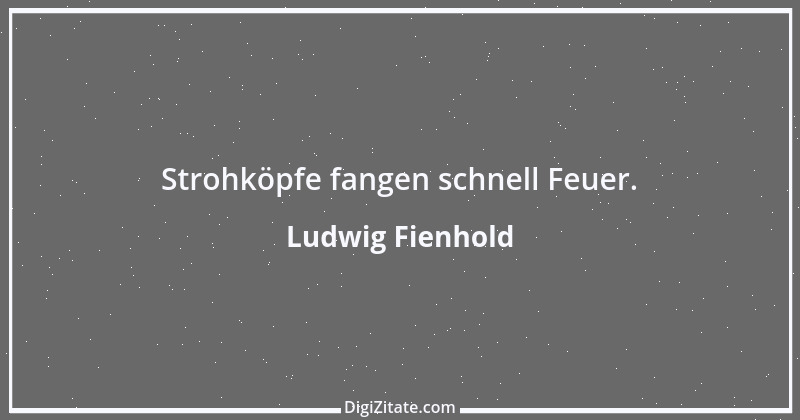 Zitat von Ludwig Fienhold 1