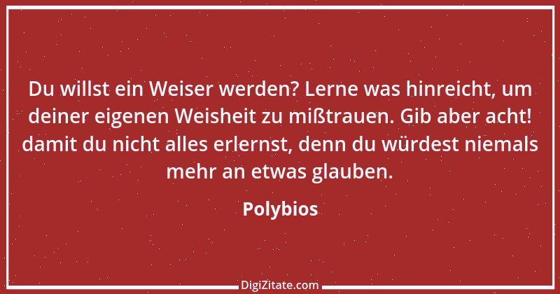 Zitat von Polybios 10