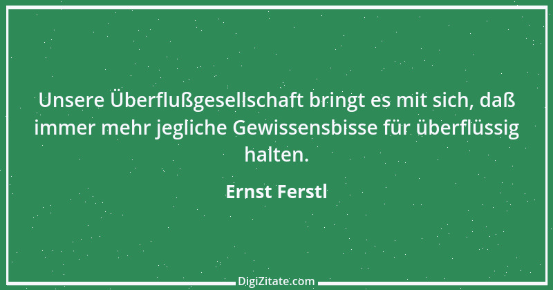 Zitat von Ernst Ferstl 1896