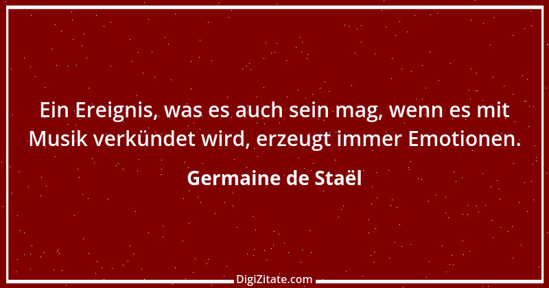 Zitat von Germaine de Staël 86