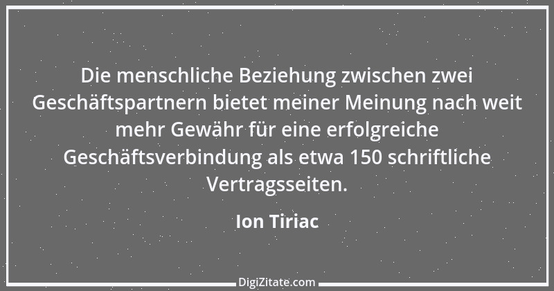 Zitat von Ion Tiriac 15