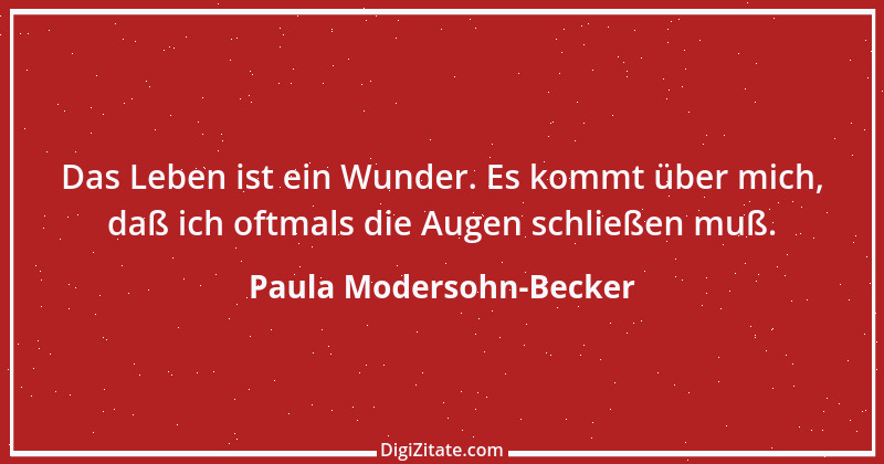 Zitat von Paula Modersohn-Becker 12