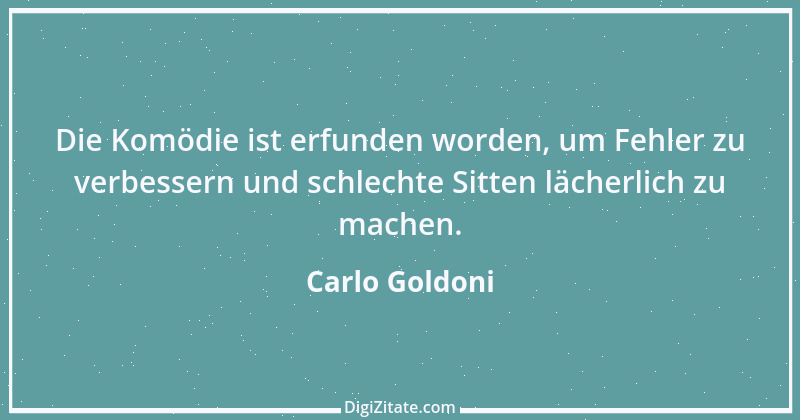 Zitat von Carlo Goldoni 3