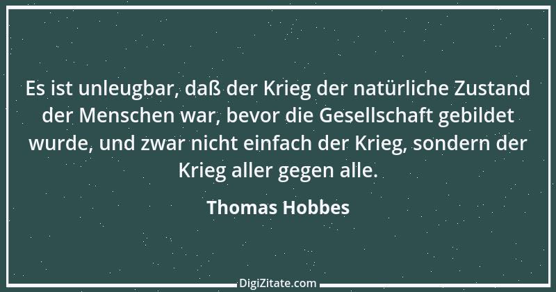 Zitat von Thomas Hobbes 62