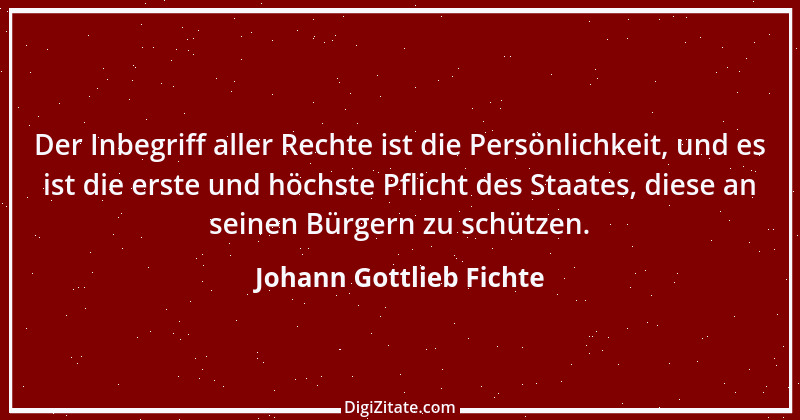 Zitat von Johann Gottlieb Fichte 150