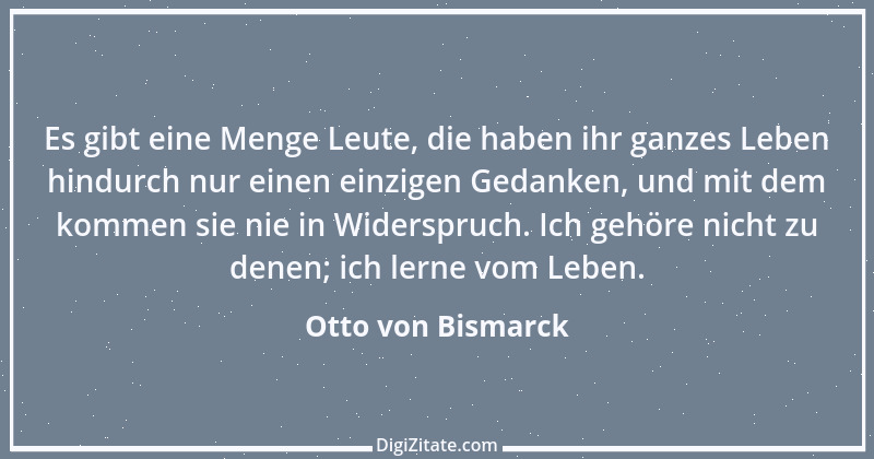 Zitat von Otto von Bismarck 154