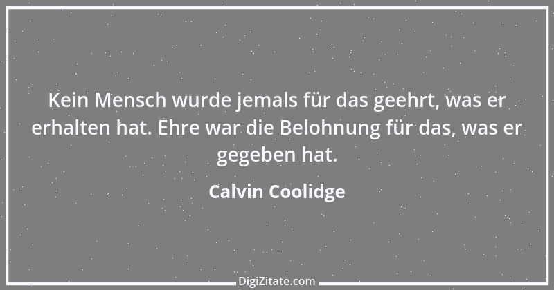 Zitat von Calvin Coolidge 11