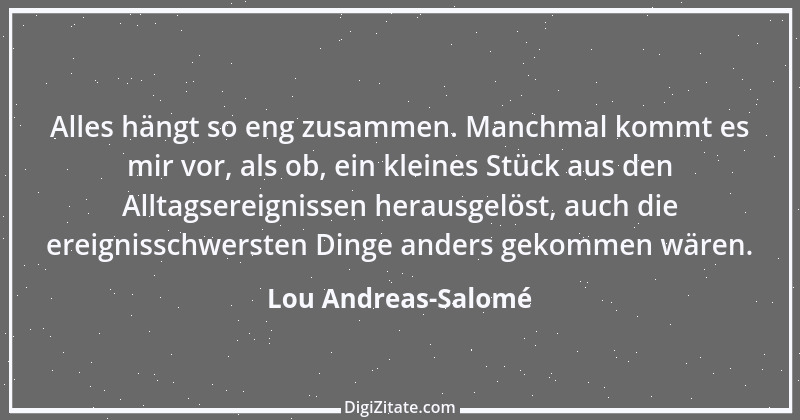 Zitat von Lou Andreas-Salomé 2