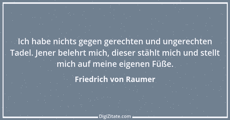 Zitat von Friedrich von Raumer 3