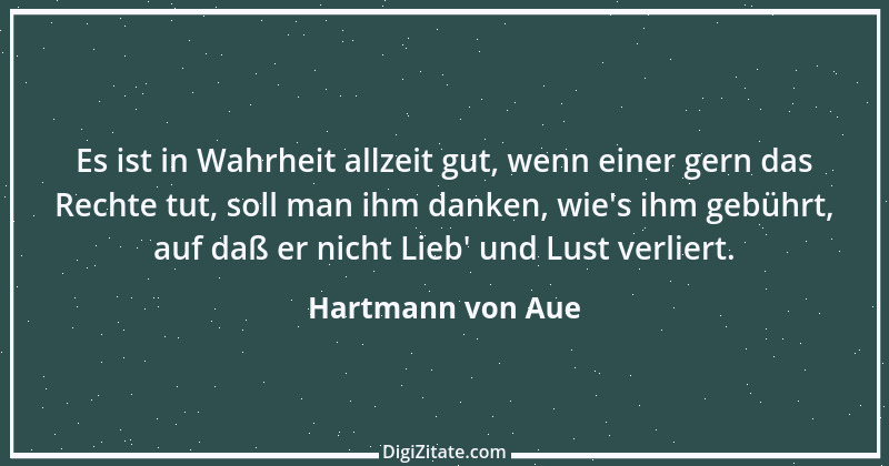 Zitat von Hartmann von Aue 16