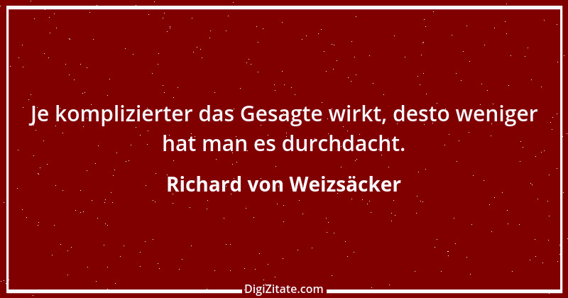 Zitat von Richard von Weizsäcker 148