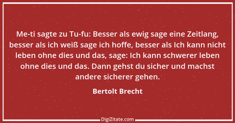 Zitat von Bertolt Brecht 37