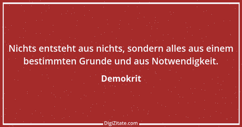 Zitat von Demokrit 163