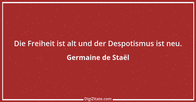 Zitat von Germaine de Staël 90