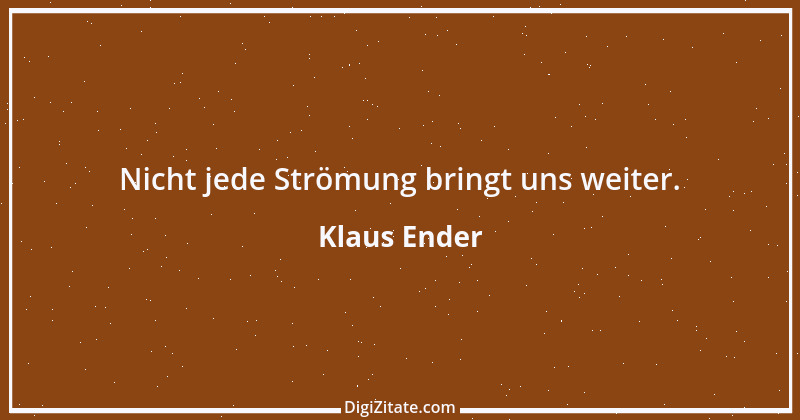 Zitat von Klaus Ender 132