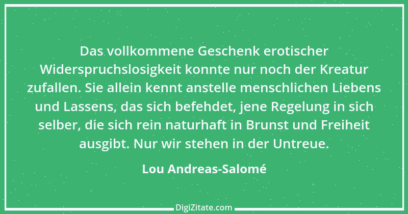 Zitat von Lou Andreas-Salomé 4