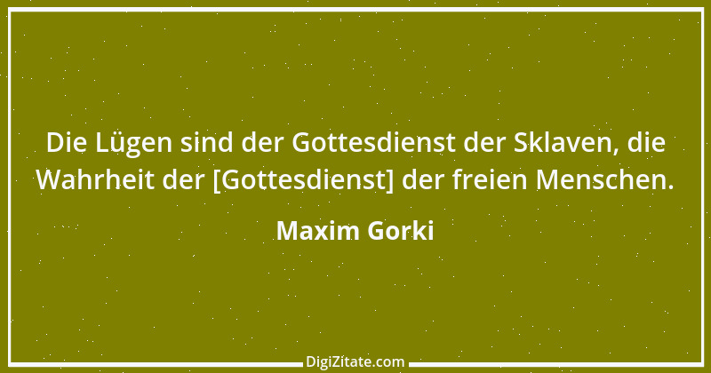 Zitat von Maxim Gorki 3