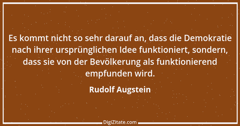 Zitat von Rudolf Augstein 80