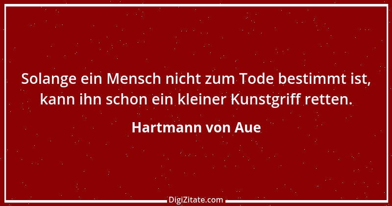 Zitat von Hartmann von Aue 18