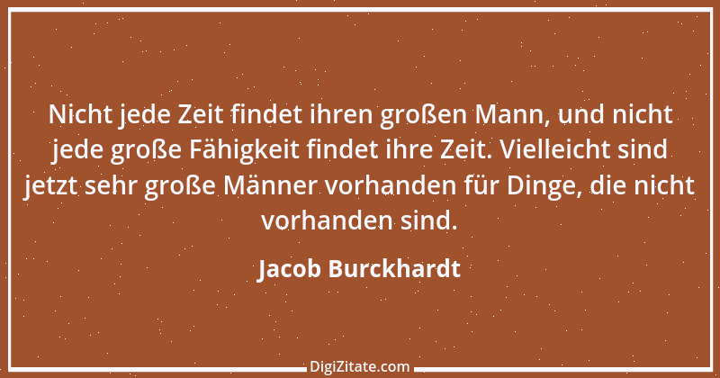 Zitat von Jacob Burckhardt 18