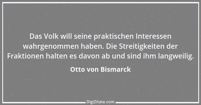 Zitat von Otto von Bismarck 158