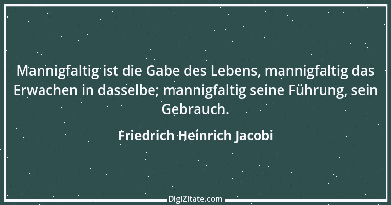 Zitat von Friedrich Heinrich Jacobi 13