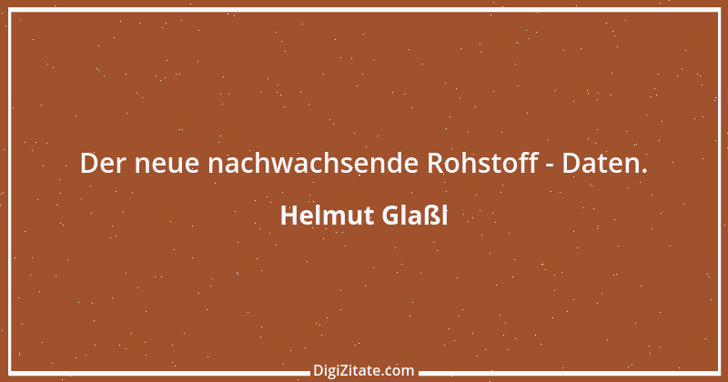 Zitat von Helmut Glaßl 413