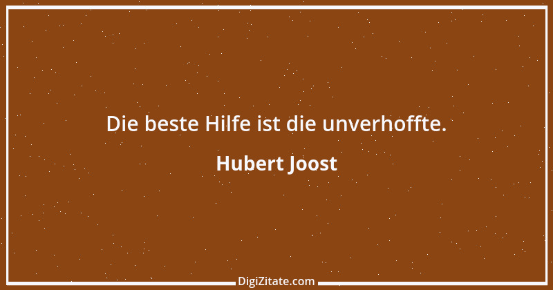 Zitat von Hubert Joost 15