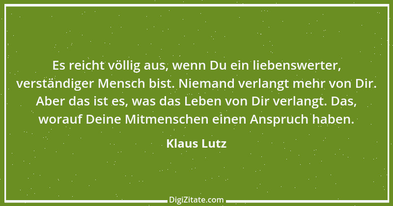 Zitat von Klaus Lutz 23