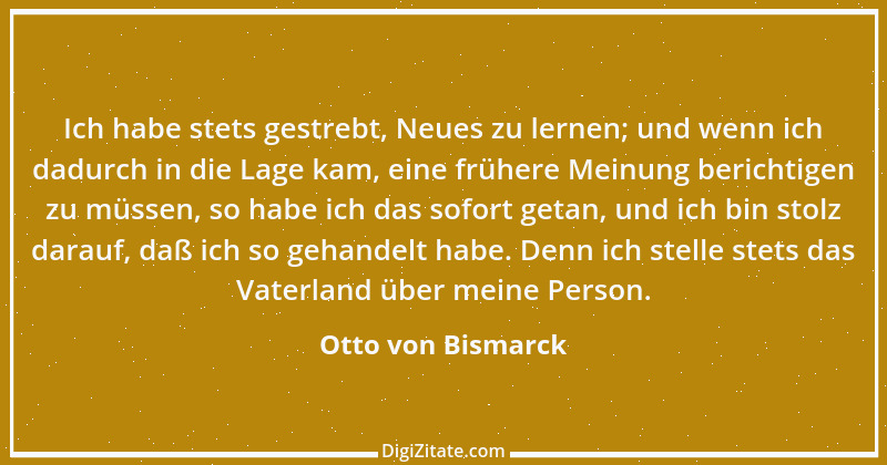 Zitat von Otto von Bismarck 159