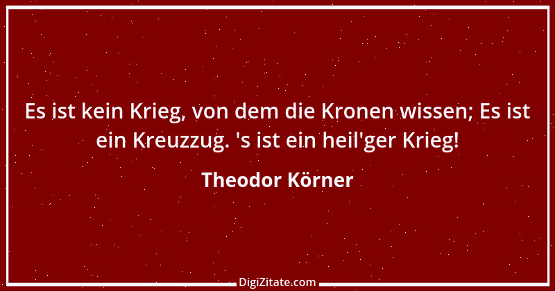 Zitat von Theodor Körner 8