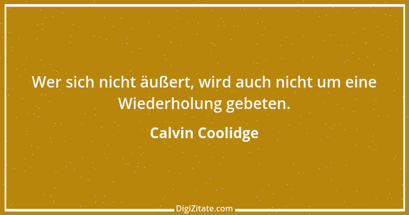 Zitat von Calvin Coolidge 16