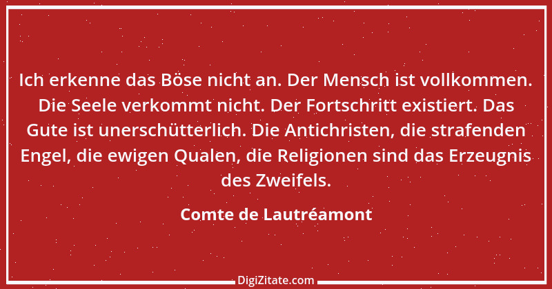 Zitat von Comte de Lautréamont 1