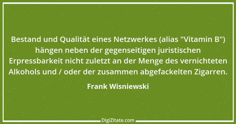 Zitat von Frank Wisniewski 49