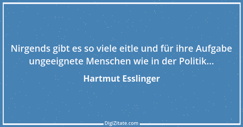 Zitat von Hartmut Esslinger 1