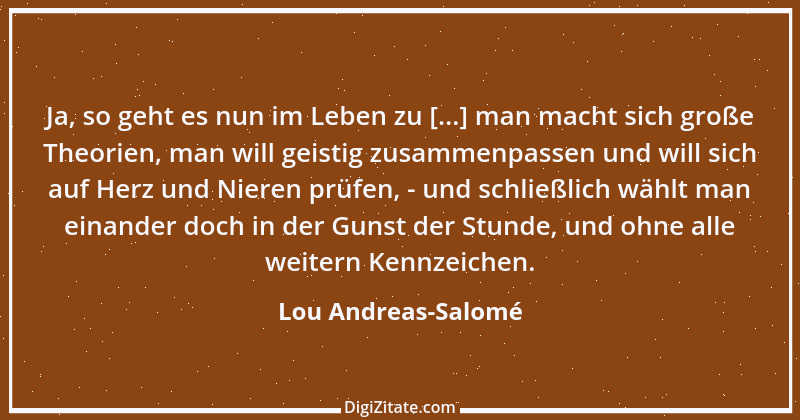 Zitat von Lou Andreas-Salomé 7