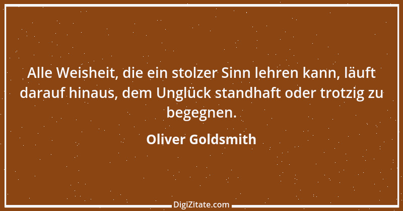 Zitat von Oliver Goldsmith 30