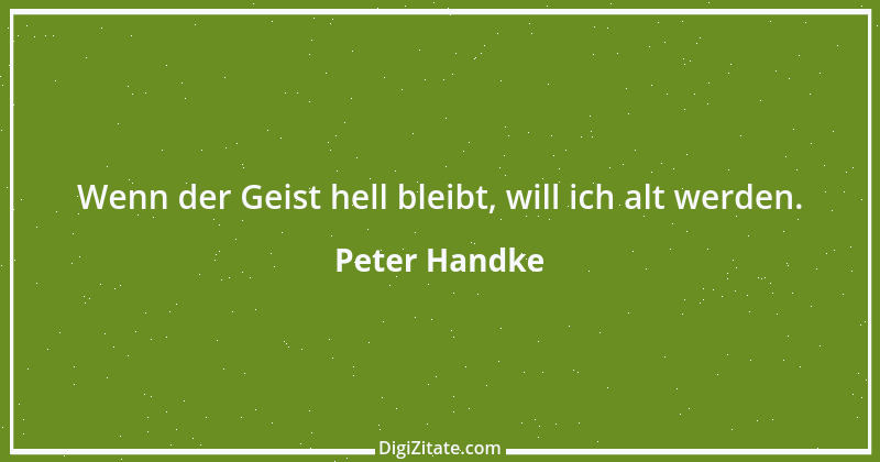 Zitat von Peter Handke 13