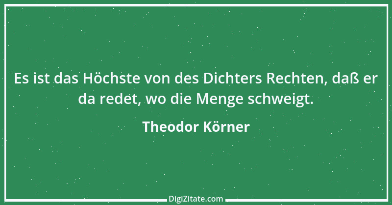 Zitat von Theodor Körner 9