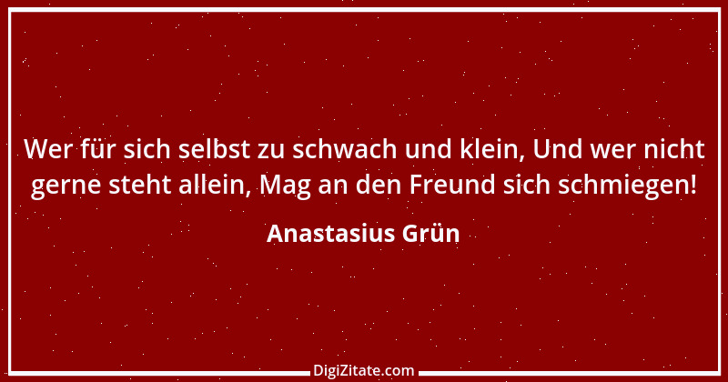 Zitat von Anastasius Grün 23