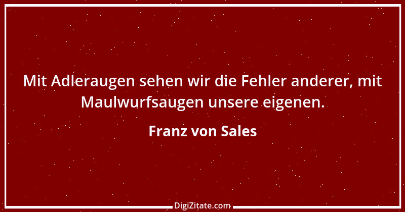 Zitat von Franz von Sales 89