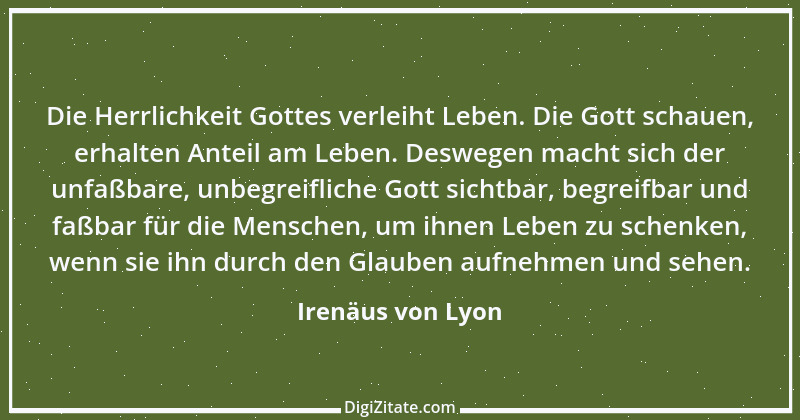 Zitat von Irenäus von Lyon 2