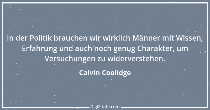 Zitat von Calvin Coolidge 18