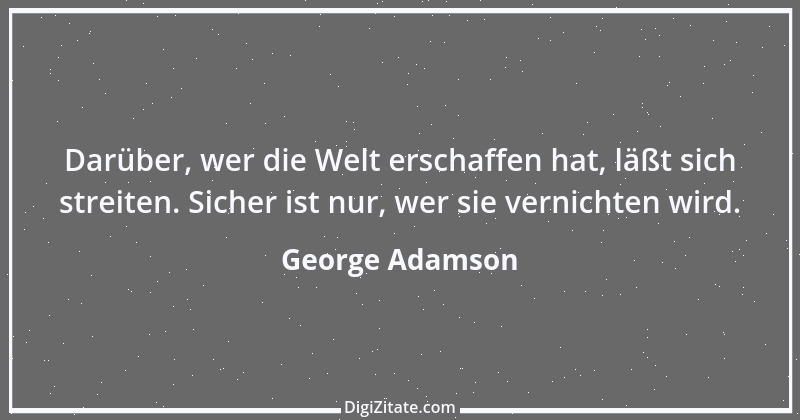 Zitat von George Adamson 1