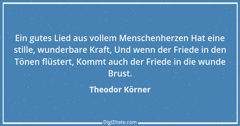 Zitat von Theodor Körner 11