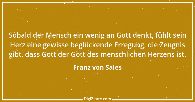 Zitat von Franz von Sales 91