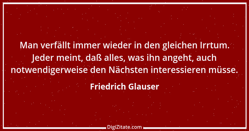 Zitat von Friedrich Glauser 5